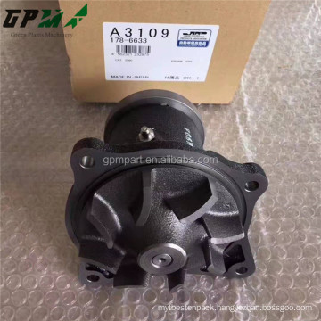 Guangzhou GPM Part E320C 320C Excavator 3066 Engine Parts Water Pump 1786633 178-6633